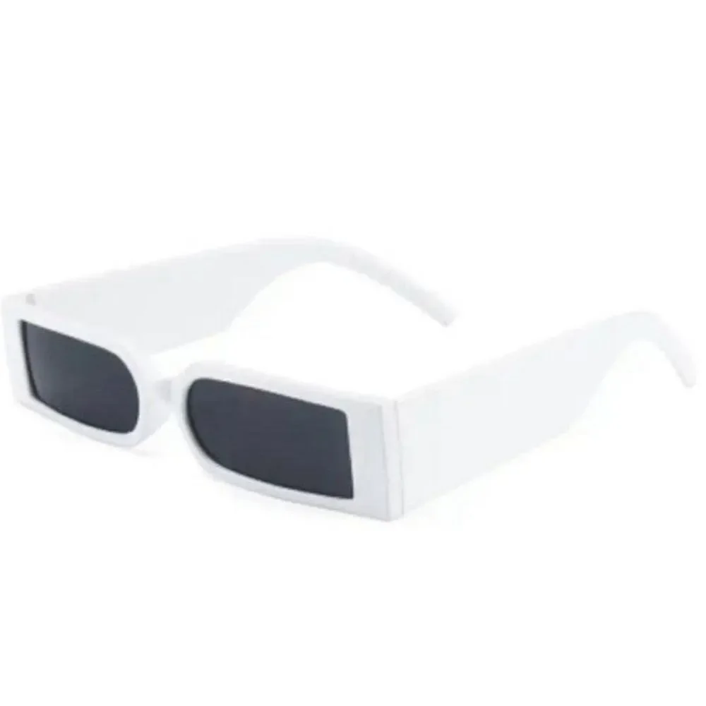 White Celebrity Vintage Unisex Sunglasses